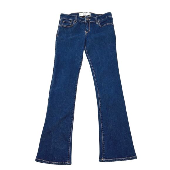 Abercrombie & Fitch Madison Low Rise Bootcut Jeans Stretch Denim Blue - Picture 1 of 10